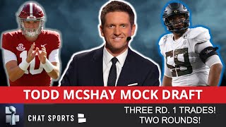 Todd McShay 2Round 2021 NFL Mock Draft With Trades  Reacting To His Latest Projections [upl. by Airbmac]