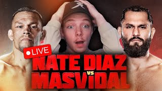 ðŸ”´Nate Diaz vs Jorge Masvidal 2 LIVESTREAM WATCH PARTY  SMOKED [upl. by Philipa]