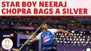 Neeraj Chopra Wins Silver Medal At Paris Olympics 2024 Neeraj Chopra Wins Silver Medal  N18G [upl. by Nnylyahs]