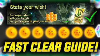 6th ANNIVERSARY SHENRON GUIDE FASTEST WAY TO GET ALL THE DRAGON BALLS Dragon Ball Legends [upl. by Cummine]