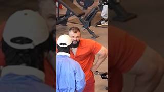 Cleaner ANATOLY Shocks BODYBUILDER in a GYM anatoly fitness gym [upl. by Inanaup875]