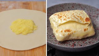 Malai Paratha Recipe  Crispy Soft Milk Malai Paratha Recipe  Yummy [upl. by Linette]