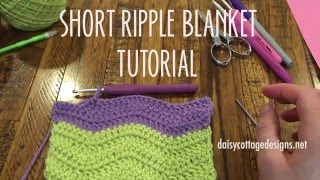 Ripple Baby Blanket Tutorial [upl. by Aitnahc]