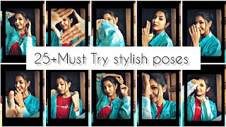 25 stylish photo pose for girls Must try ❤️ How to selfie pose in jecket [upl. by Neirbo]