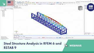 Steel Structure Analysis in RFEM 6 and RSTAB 9 [upl. by Terrene]