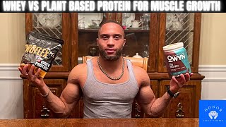 Whey Protein vs Plant Based Protein Which Is Better [upl. by Knick11]