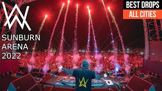 ALAN WALKER SUNBURN ARENA 2022  BEST DROPS amp AFTERMOVIE ALL CITIES [upl. by Oir400]