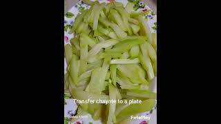 Stirfried chicken meuniere and side dish chayote with butter [upl. by Frost]