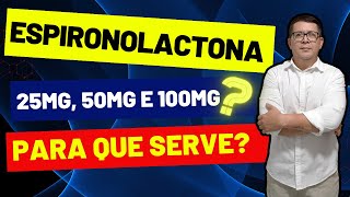 Espironolactona de 25mg 50mg e 100mg para que serve enfermagem tecnicodeenfermagem saude [upl. by Lierbag]