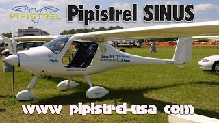 Pipistrel SINUS light sport aircraft motorglider Pipistrel USA Rand Vollmer [upl. by Harbison]