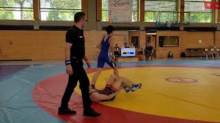 Wrestling Offene Oberfränkische Meisterschaft 2024  FS  BJ  68 kg  Petkov S vs Aleman M [upl. by Stetson104]