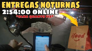 ENTREGAS NOTURNAS ONLINE 25400 NO IFOOD🤑🤑🤑 [upl. by Adin]