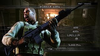 Resident Evil 5 PS4 Mercenaries NO MERCY 1921k Missile Area JOSH FULL COMBO 60fps [upl. by Kraus]