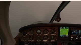 Just Flight Turbo Arrow ILS Landing in Poor Weather [upl. by Imogen]