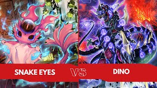 YuGiOh Locals Live Duel Snake EyesFarfa VS Dino Jeremy [upl. by Boys]