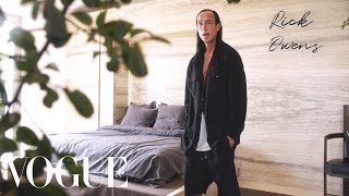 Inside Designer Rick Owens’s Minimalist Home Filled With Wonderful Objects  Vogue [upl. by Etnaud976]