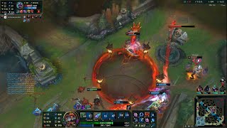 Veigar insane ADC Tank Carry AP Thornmail Banshee [upl. by Oinafipe]