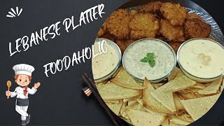 Perfect Mezze platter Lebanese dishes snack recipes Foodaholic [upl. by Akinak]