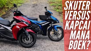 SCOOTER vs KAPCAI Mana Satu Nak Pilih  Yamaha NVX Y16ZR [upl. by Dustman]