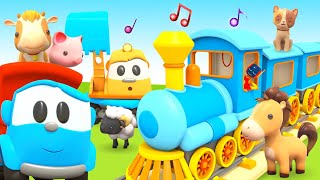 🎶Sing mit Leo Tierlied leoderlastwagen kinderlieder musikfürkinder [upl. by Evatsug102]