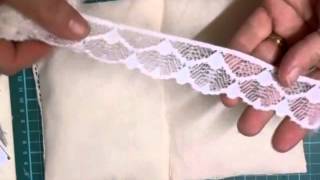 Shabby Chic Lace Book Tutorial Part 1  jennings644 [upl. by Dnomyaw515]