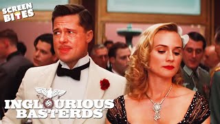 Brad Pitt Speaks Italian  Inglourious Basterds  Screen Bites [upl. by Hanway]