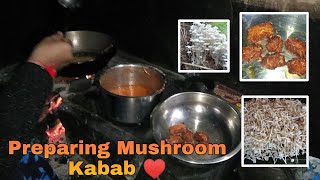 How to Prepare Coorg Style Mushroom Kabab kodagu kannada [upl. by Nabois8]