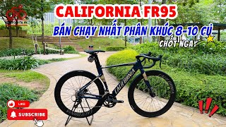 Xe Đạp Đua California FR95 Quá Đẹp Bán chạy nhất phân khúc [upl. by Leksehc]