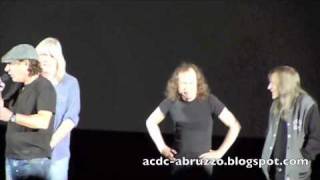 ACDC RIVER PLATE DVD WORLD PREMIERE Hammersmith Apollo Theatre  London [upl. by Stier]