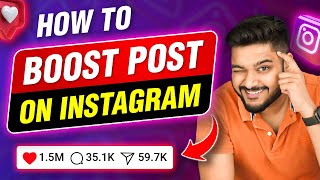 How to Boost Post on Instagram  Instagram Boost Post  Social Seller Academy [upl. by Suhpoelc]