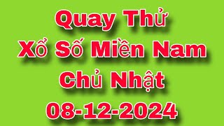 XSMN  Quay Thử Kết Quả Xổ Số Miền Nam Hôm Nay 08122024 xs Tiền Giang Kiên Giang Đà Lạt [upl. by Fabe]