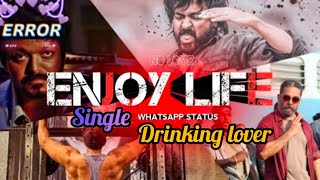 😁No love🥳Enjoy lifeStatus Tamil🔥 single Whatsapp Status Tamil✨❣️ [upl. by O'Conner]