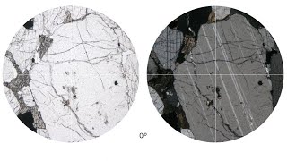 Virtual Microscope Πλαγιόκλαστο  Plagioclase [upl. by Joung]