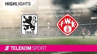 1860 München – Würzburger Kickers  Spieltag 10 1819  Telekom Sport [upl. by Ettenahs]