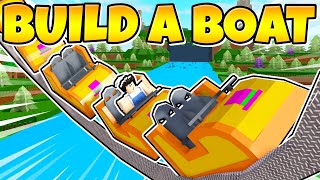 How to build a PERFECT ROLLER COASTER In Build a Boat [upl. by Romine269]