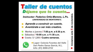 Invitación a Taller de Cuentos02 [upl. by Imaon]