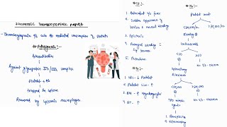 IDIOPATHIC THROMBOCYTOPENIC PURPURA NOTES  ONE PAGE NOTE HEMATOLOGY  MEDICINE  4TH PROFF  MBBS [upl. by Harrus]