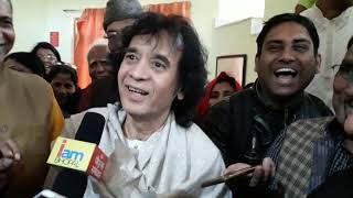 Zakir Hussain Interview in Bhopal [upl. by Ellemaj]