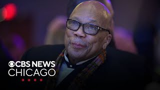 Quincy Jones music legend and Chicago native dies at 91 [upl. by Einnalem]