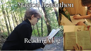 Three Books left to go  Magical Readathon Reading Vlog [upl. by Chip]