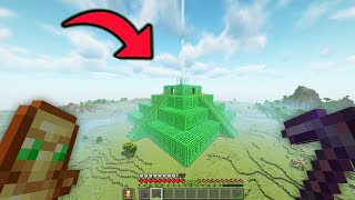 I Built The Most Over The Top Beacon In Minecraft [upl. by Adnalohs]