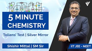 Tollens Test  Test for Aldehydes  5 min Chemistry  Organic  Shishir Mittal Sir [upl. by Imas]