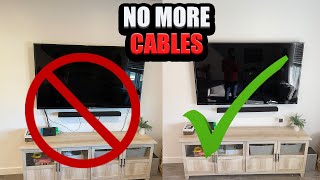 How to Hide Your TV Wires  EASY [upl. by Navad]