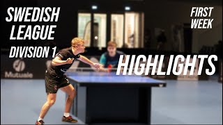 Swedish Division 1 Highlights Week One  HIGHLIGHTS 1 [upl. by Wernher]