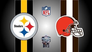 Pittsburgh Steelers vs Cleveland Browns Thursday Night Football Part 1 [upl. by Adnorrehs]