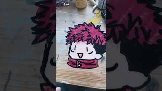 Making shrinky dink jujutsu Kaisen characters jjk jujutsukaisen sigma crockpot rizz Frannces [upl. by Einned244]