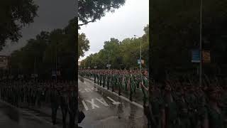 La Lluvia Impidió Lamentablemente que la Legión Desfilase a Paso Legionario [upl. by Boleyn981]