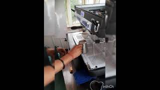 How to use CARIMALI Italian Semi Automatic Coffee Machine [upl. by Atekal53]