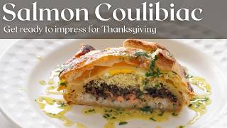 Make a Stunning Salmon Coulibiac at Home for christmas [upl. by Roberta]