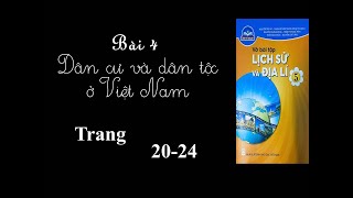 Vở bài tập lịch sử địa lý lớp 5 chân trời Bài 4 Dân cư và dân tộc Việt Nam Trang 2021222324 [upl. by Artsa]